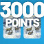 3000 MEMORY points