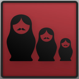 Blue matryoshka