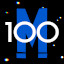 Icon for 100 meters in total!