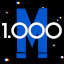 Icon for 1.000 meters in total!