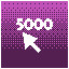 Icon for  Make 5000 clicks!