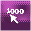 Icon for  Make 1000 clicks!