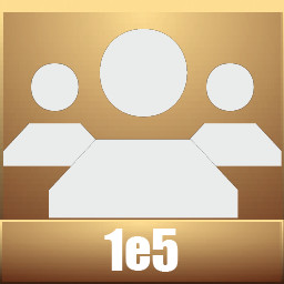 Icon for City of 1e5 citizens