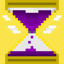 Purple Hourglass