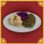 Icon for Currant-Glazed Pork Tenderloin with Red Cabbage and Thyme Dumplings.
