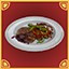 Icon for Steak with Barbecue Sauce and Vegetables