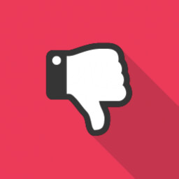 Icon for Thumbs down