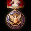 Icon for Distinguished Service Medal with two Oak Leaf Clusters