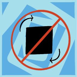 Icon for No Rotation