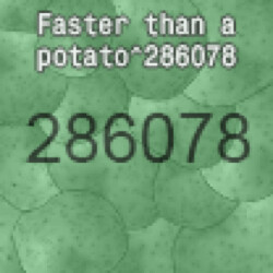 Icon for Faster than a potato^286078