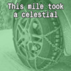 Icon for This mile took a celestial