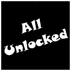 All unlocked!