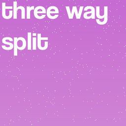 Icon for three way split