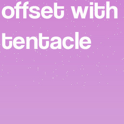 Icon for offset with tentacle