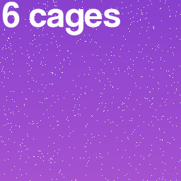 6 cages