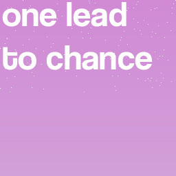 Icon for one lead to chance