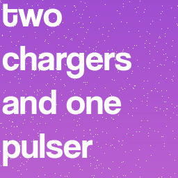 Icon for two chargers and one pulser