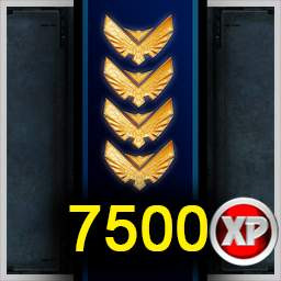 7500 XP Medal