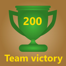 200. Team victory