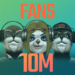 Fans count: 10M