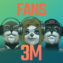 Fans count: 3M