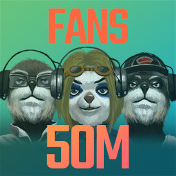Fans count: 50M