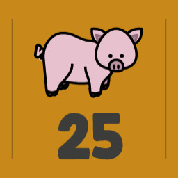 Icon for Oink oink 25!