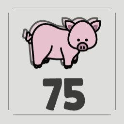 Icon for Oink oink 75!