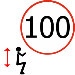 100 Squats