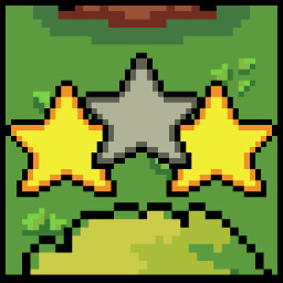 Icon for 2 Star in all levels!