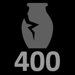 Break 400 vases