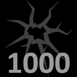 Break 1000 objects