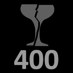 Break 400 glasses