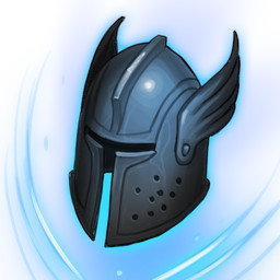 Ancient god helmet knight