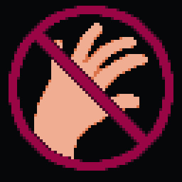 Icon for No Touching