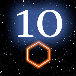 Icon for 10 hexagons killed !