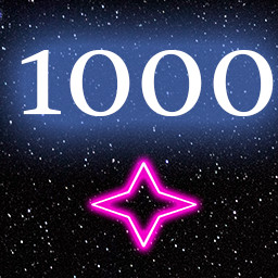 Icon for 1000 stars killed !