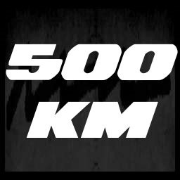 Icon for 500 km!