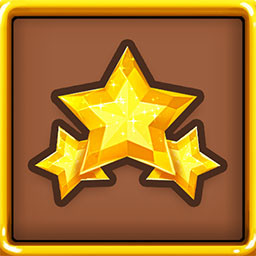 Icon for Complete levels with 3 stars