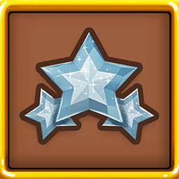 Icon for Complete levels with 3 stars