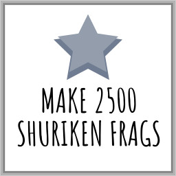 2500 Shuriken Frags