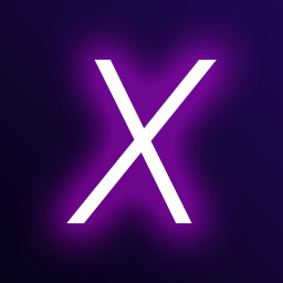 Purple Neon X