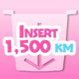 Icon for Insert 1500 km