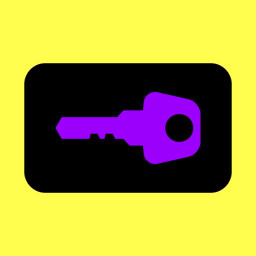 Purple key.