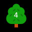 Icon for 4 tree forest