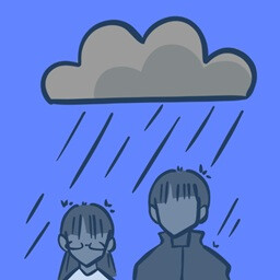 Caught in the rain!