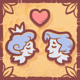 El caballero y la reina se besan en el ms all