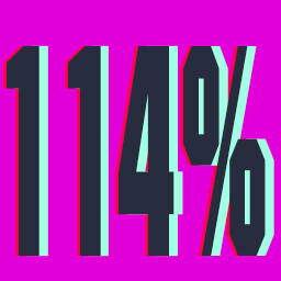 114%