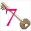 Icon for Find key 7