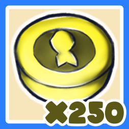 250 COINS IN A GAME